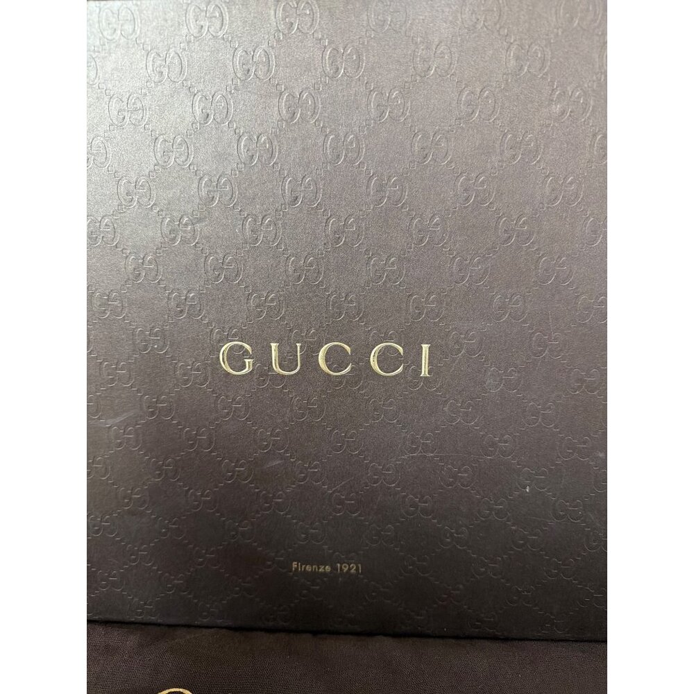 Gucci Malaga Kid Orange Leather Studded Platform Heels EU 40 Box Dust Bag w/COA - Picture 16 of 16